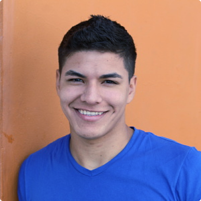 Man smiling