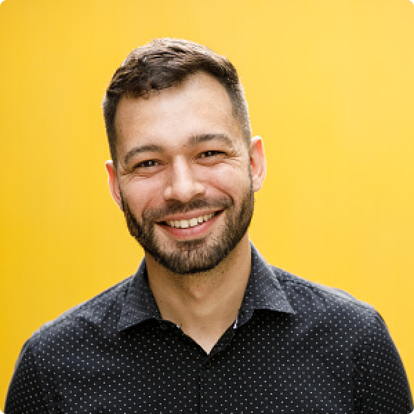 Man smiling