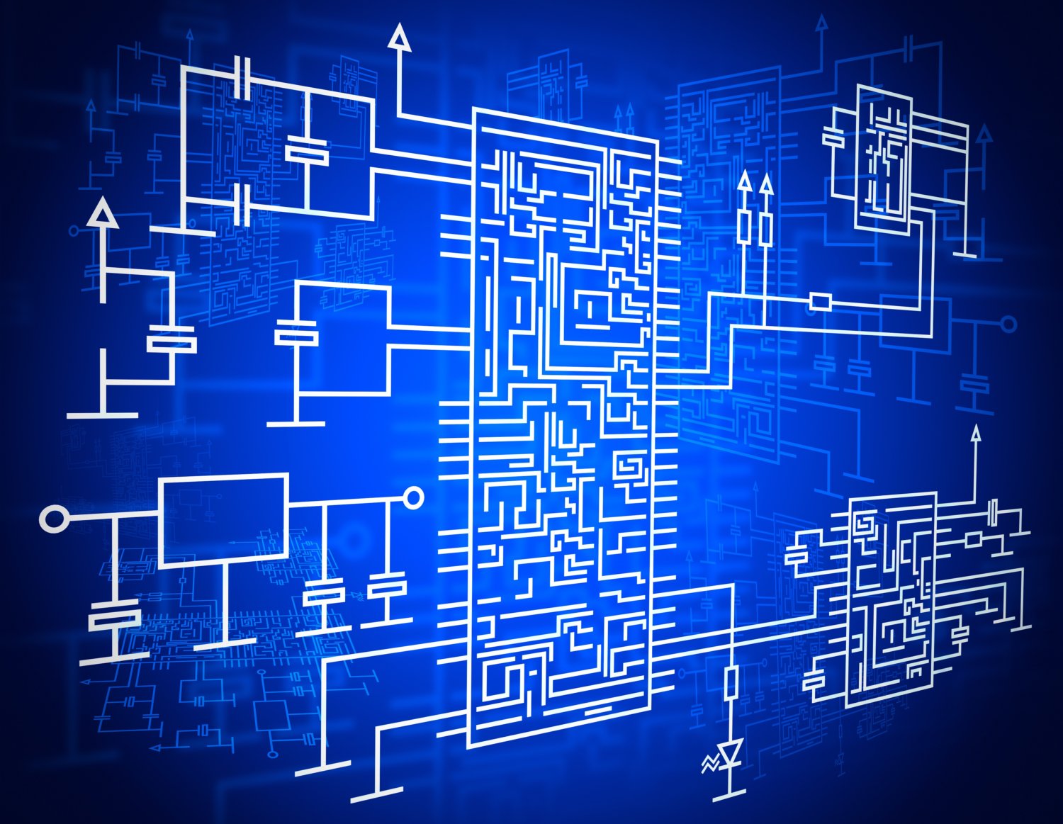 Circuit Board Abstract Image