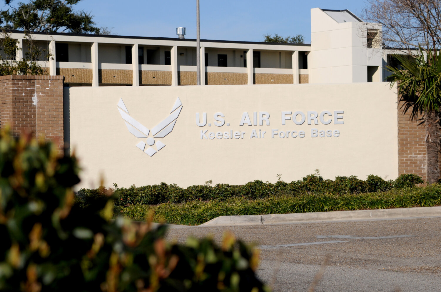 A Keesler Air Force Base sign